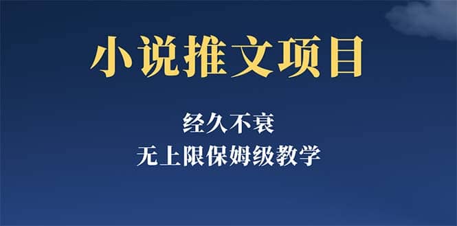 经久不衰的小说推文项目，单号月5-8k，保姆级教程，纯小白都能操作-BT网赚资源网