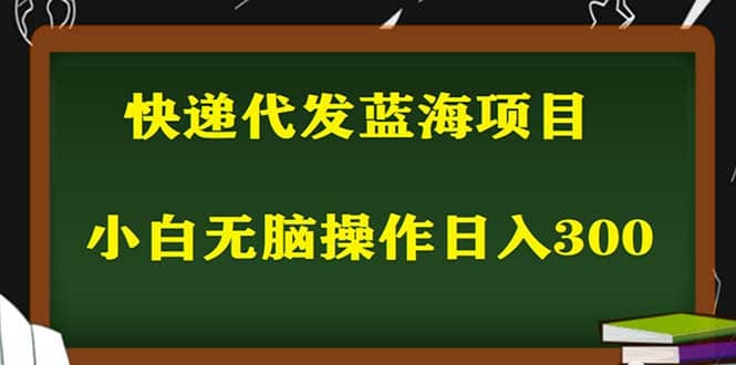 2023最新蓝海快递代发项目，小白零成本照抄-BT网赚资源网