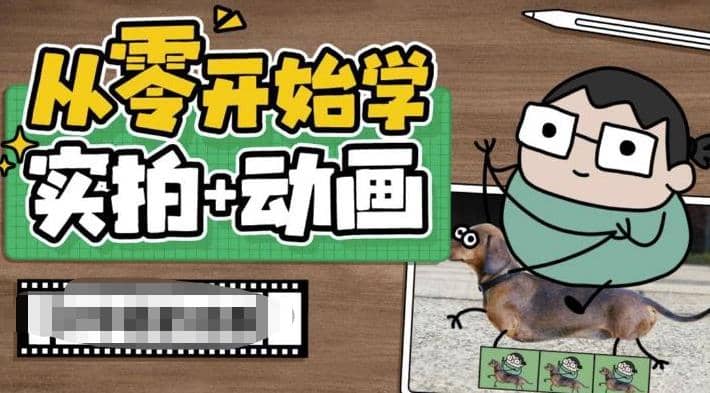 从零开始学实拍加动画，实拍加动画创意教程（49节视频课）-BT网赚资源网