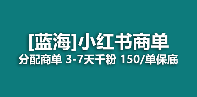 2023蓝海项目，小红书商单，快速千粉，长期稳定，最强蓝海没有之一-BT网赚资源网