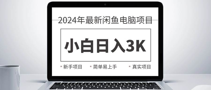 2024最新闲鱼卖电脑项目，新手小白日入3K+，最真实的项目教学-BT网赚资源网