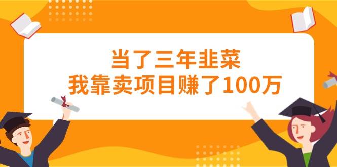 当了三年韭菜我靠卖项目赚了100万-BT网赚资源网