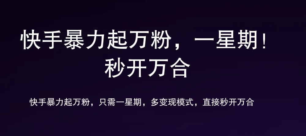 7 天万粉，吸金变现，日入斗金-BT网赚资源网