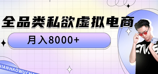 全品类私域虚拟电商，月入8000+-BT网赚资源网